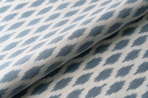 Ruche Ikat - Faded Denim