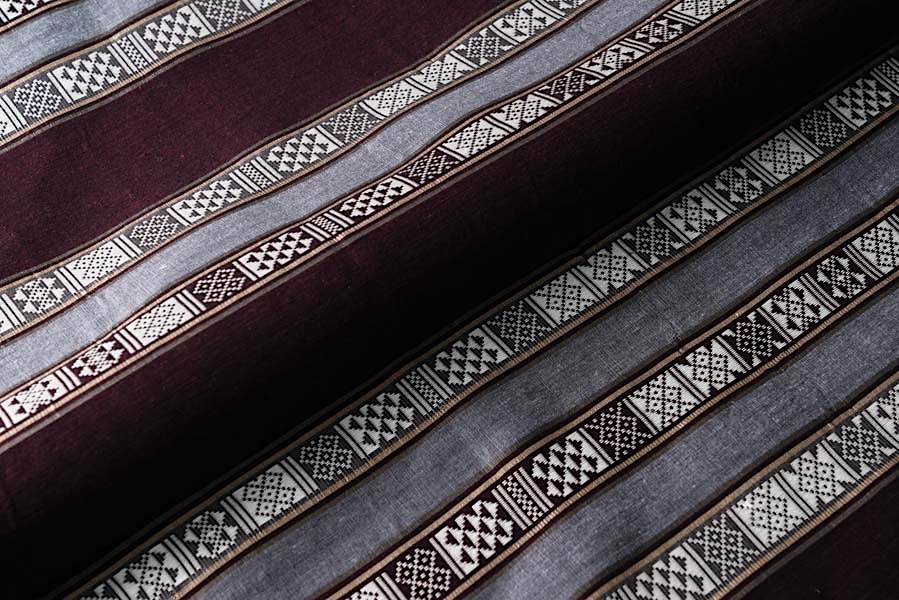 Sam Neua Stripes - Aubergine